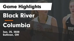 Black River  vs Columbia  Game Highlights - Jan. 25, 2020