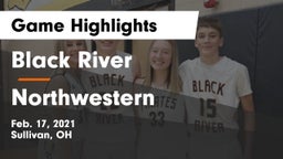 Black River  vs Northwestern  Game Highlights - Feb. 17, 2021