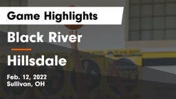 Black River  vs Hillsdale  Game Highlights - Feb. 12, 2022