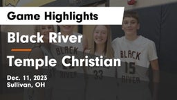 Black River  vs Temple Christian  Game Highlights - Dec. 11, 2023