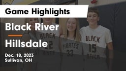 Black River  vs Hillsdale  Game Highlights - Dec. 18, 2023