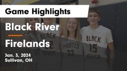 Black River  vs Firelands  Game Highlights - Jan. 3, 2024