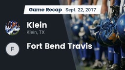 Recap: Klein  vs. Fort Bend Travis 2017