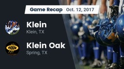 Recap: Klein  vs. Klein Oak  2017