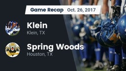 Recap: Klein  vs. Spring Woods  2017