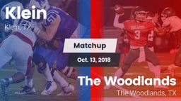 Matchup: Klein  vs. The Woodlands  2018