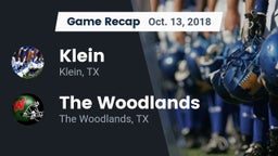 Recap: Klein  vs. The Woodlands  2018