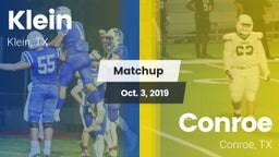 Matchup: Klein  vs. Conroe  2019