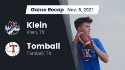 Recap: Klein  vs. Tomball  2021