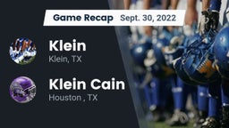 Recap: Klein  vs. Klein Cain  2022