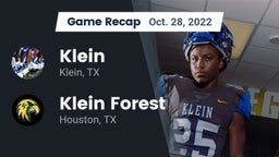 Recap: Klein  vs. Klein Forest  2022