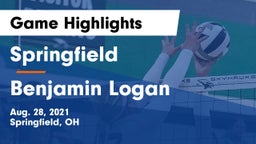 Springfield  vs Benjamin Logan  Game Highlights - Aug. 28, 2021