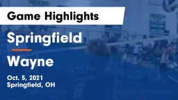 Springfield  vs Wayne  Game Highlights - Oct. 5, 2021