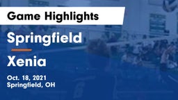 Springfield  vs Xenia  Game Highlights - Oct. 18, 2021