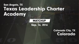 Matchup: Texas Leadership vs. Colorado  2016