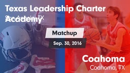 Matchup: Texas Leadership vs. Coahoma  2016