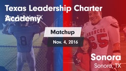 Matchup: Texas Leadership vs. Sonora  2016
