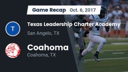 Recap: Texas Leadership Charter Academy  vs. Coahoma  2017