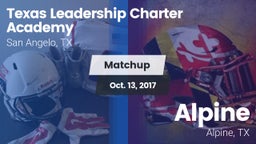 Matchup: Texas Leadership vs. Alpine  2017