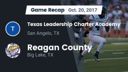 Recap: Texas Leadership Charter Academy  vs. Reagan County  2017