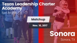 Matchup: Texas Leadership vs. Sonora  2017