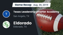 Recap: Texas Leadership Charter Academy  vs. Eldorado  2019