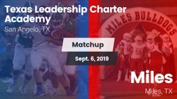 Matchup: Texas Leadership vs. Miles  2019