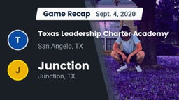 Recap: Texas Leadership Charter Academy  vs. Junction  2020