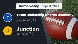 Recap: Texas Leadership Charter Academy  vs. Junction  2021