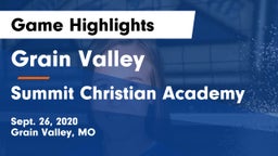 Grain Valley  vs Summit Christian Academy Game Highlights - Sept. 26, 2020