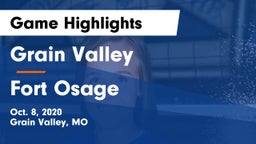Grain Valley  vs Fort Osage  Game Highlights - Oct. 8, 2020