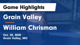 Grain Valley  vs William Chrisman  Game Highlights - Oct. 20, 2020