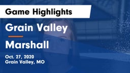 Grain Valley  vs Marshall  Game Highlights - Oct. 27, 2020