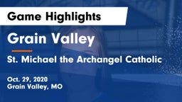 Grain Valley  vs St. Michael the Archangel Catholic  Game Highlights - Oct. 29, 2020