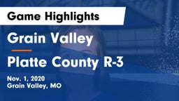 Grain Valley  vs Platte County R-3 Game Highlights - Nov. 1, 2020