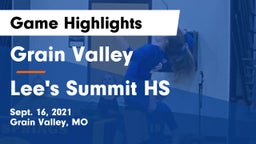 Grain Valley  vs Lee's Summit HS Game Highlights - Sept. 16, 2021
