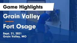 Grain Valley  vs Fort Osage  Game Highlights - Sept. 21, 2021