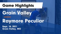 Grain Valley  vs Raymore Peculiar  Game Highlights - Sept. 18, 2021