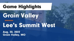 Grain Valley  vs Lee's Summit West  Game Highlights - Aug. 30, 2022