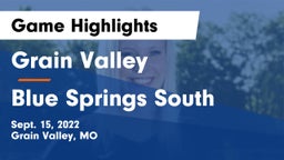 Grain Valley  vs Blue Springs South  Game Highlights - Sept. 15, 2022