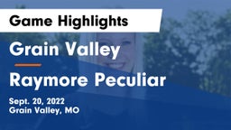 Grain Valley  vs Raymore Peculiar  Game Highlights - Sept. 20, 2022