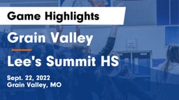 Grain Valley  vs Lee's Summit HS Game Highlights - Sept. 22, 2022