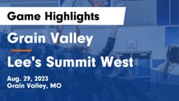 Grain Valley  vs Lee's Summit West  Game Highlights - Aug. 29, 2023