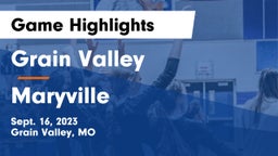 Grain Valley  vs Maryville  Game Highlights - Sept. 16, 2023