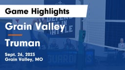 Grain Valley  vs Truman  Game Highlights - Sept. 26, 2023