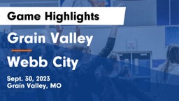 Grain Valley  vs Webb City  Game Highlights - Sept. 30, 2023