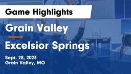 Grain Valley  vs Excelsior Springs  Game Highlights - Sept. 28, 2023