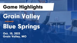 Grain Valley  vs Blue Springs  Game Highlights - Oct. 10, 2023