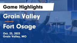 Grain Valley  vs Fort Osage  Game Highlights - Oct. 23, 2023