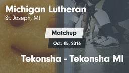 Matchup: Michigan Lutheran vs. Tekonsha  - Tekonsha MI 2016